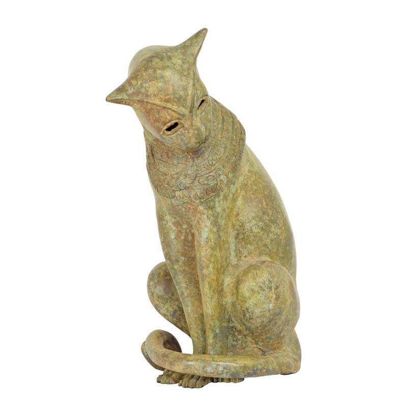 BRONZEN\u0020SCULPTUUR\u0020VAN\u0020EEN\u0020EGYPTISCHE\u0020KAT