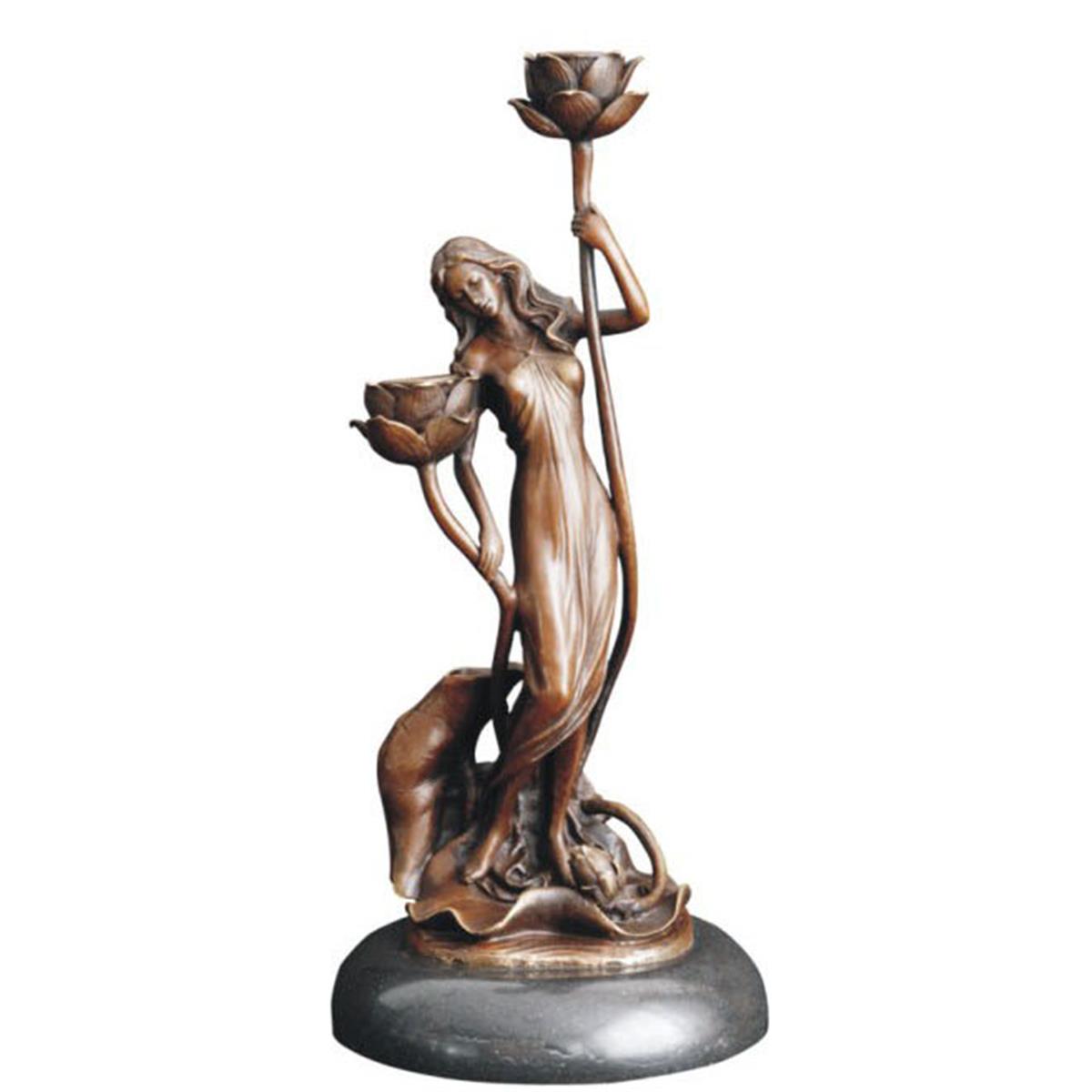 A\u0020BRONZE\u0020ART\u0020NOUVEAU\u0020CANDLEHOLDER