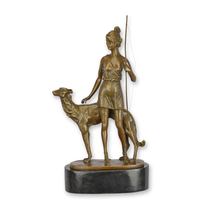 A\u0020BRONZE\u0020SCULPTURE\u0020OF\u0020DIANA\u0020WITH\u0020HOUND