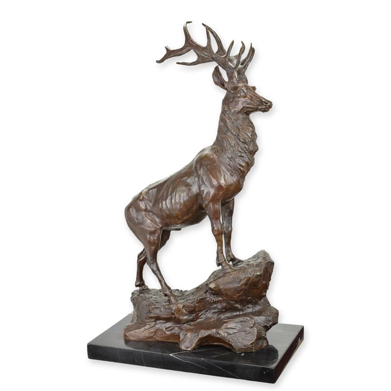 A\u0020BRONZE\u0020SCULPTURE\u0020OF\u0020A\u0020STAG\u0020ON\u0020ROCK