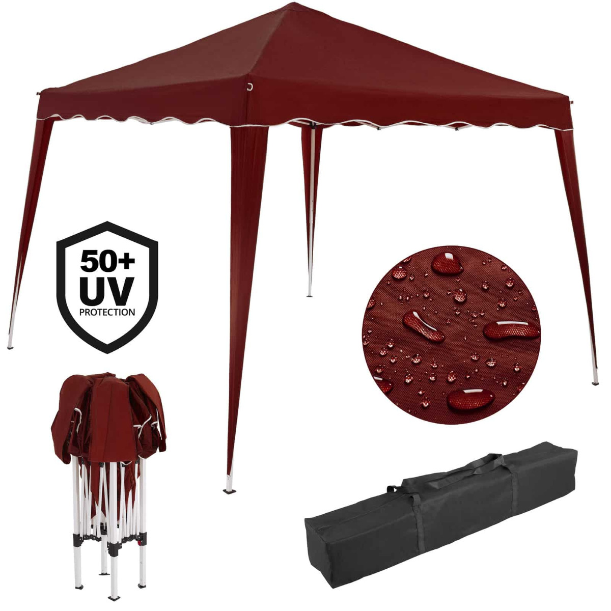 Vouwbare\u0020Partytent\u0020Capri\u00203x3m\u0020Wijnrood Vouwbare\u0020Partytent\u0020Capri\u00203x3m\u0020Wijnrood