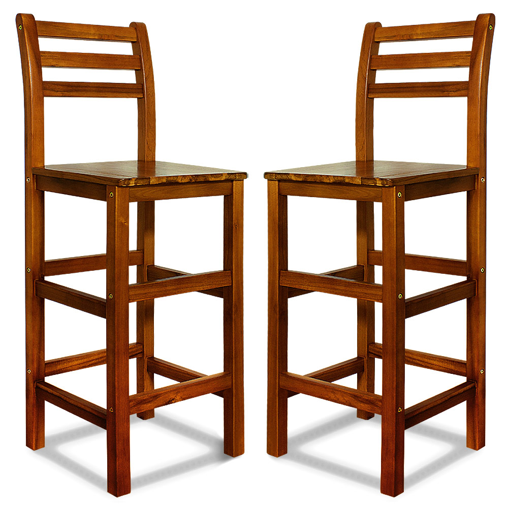 Set\u0020van\u00202\u0020Acacia\u0020Hout\u0020Barkrukken