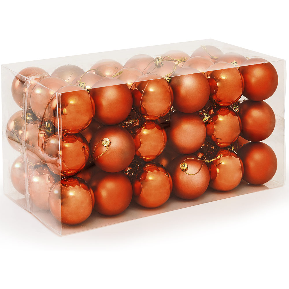 Kerstboomballen\u0020kunststof\u0020kleur\u0020koper\u0020set\u0020van\u002054\u0020stuks