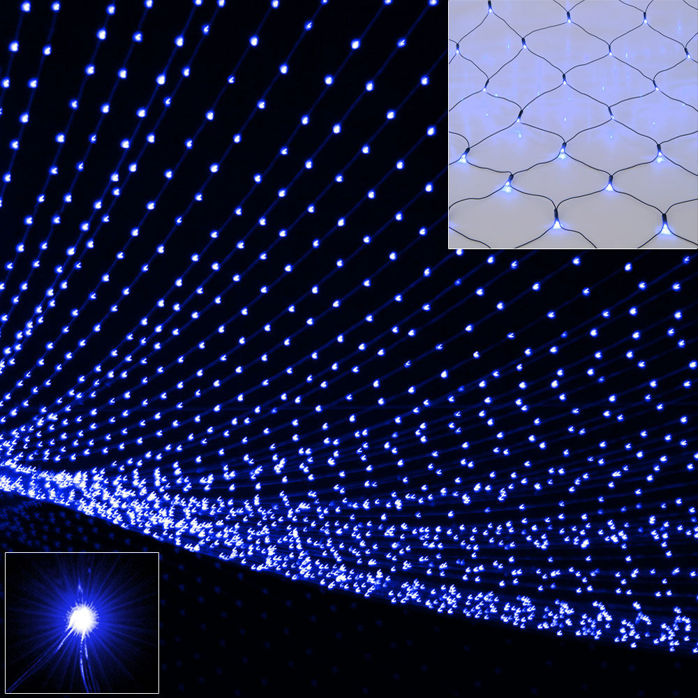 Lichtketting\u0020blauw\u0020160\u0020LED\u0027s\u0020200x150cm\u0020voor\u0020binnen\u0020of\u0020buiten