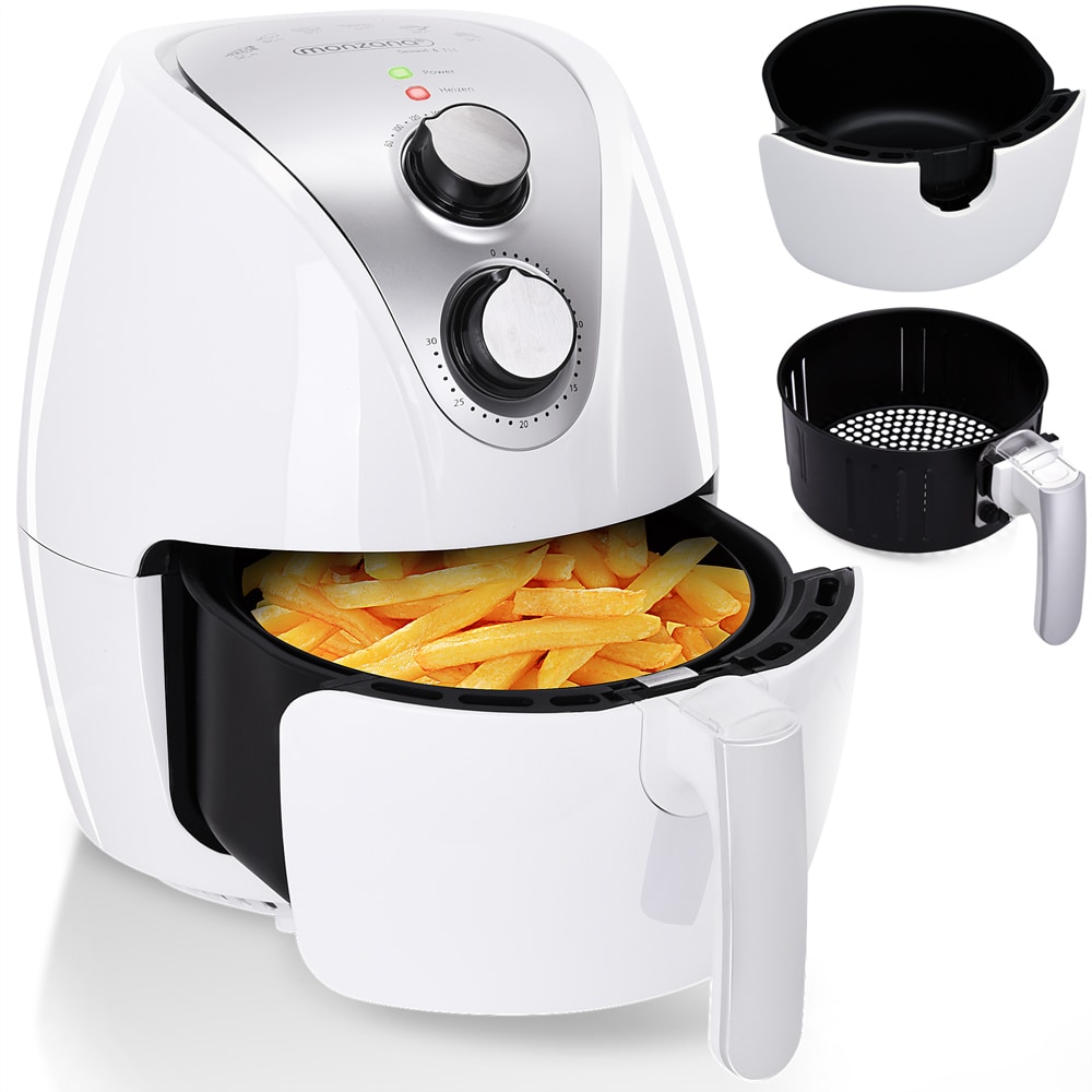 Heteluchtfriteuse\u00209in1\u0020Wit\u0020incl\u0020receptenboekje\u00201500W