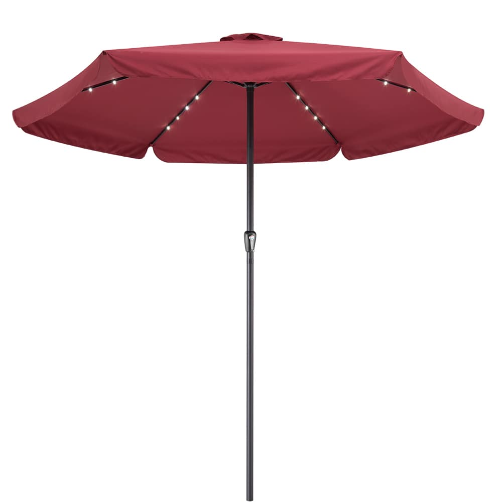 Parasol\u0020Athene\u0020Rood\u0020\u00D8330cm\u0020Lampjes\u0020op\u0020Zonne\u0020Energie Parasol\u0020Athene\u0020Rood\u0020\u00D8330cm\u0020Lampjes\u0020op\u0020Zonne\u0020Energie