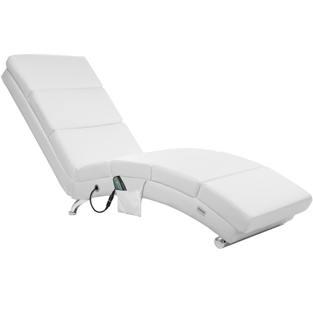 Ligstoel\u0020Londen\u0020Wit\u0020met\u0020Massage\u002D\u0020\u0026\u0020Verwarmingsfunctie