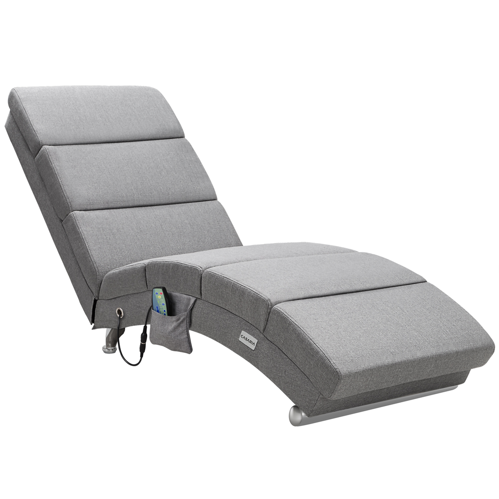 Ligstoel\u0020Londen\u0020Grijs\u0020met\u0020Massage\u002D\u0020\u0026\u0020Verwarmingsfunctie