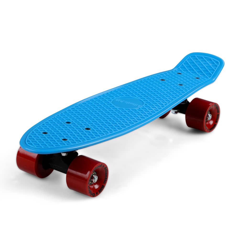 Skateboard\u0020Retro\u002057\u0020cm\u0020Blauw\u002DRood