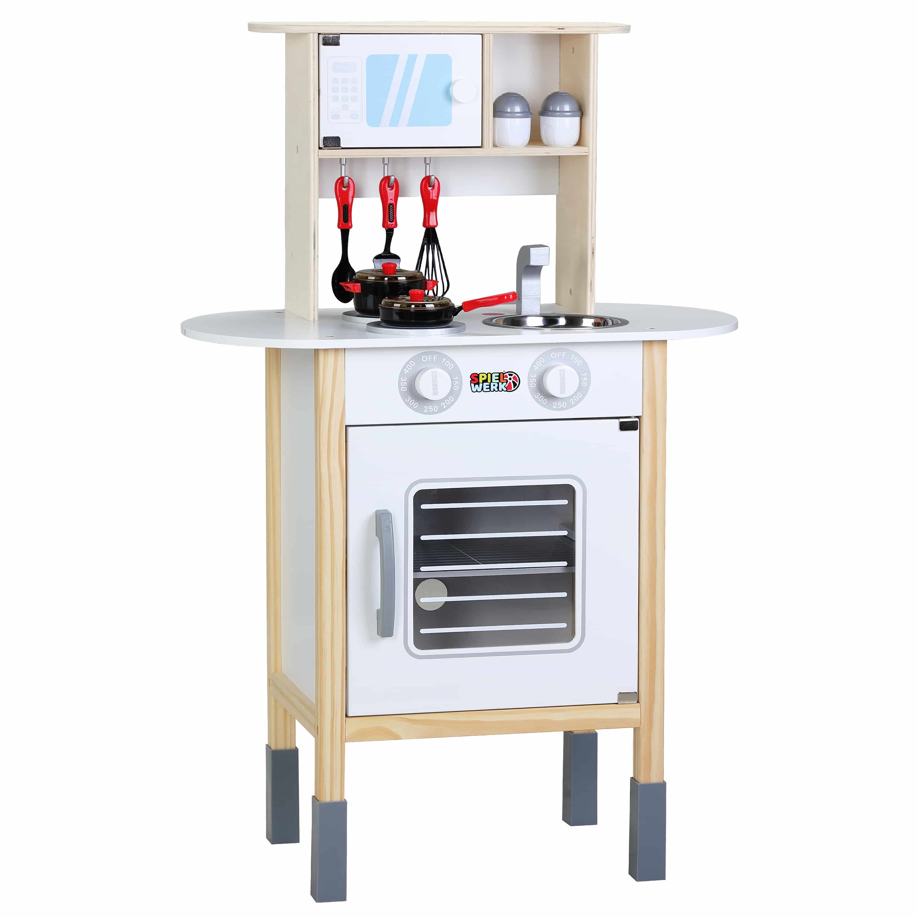 Speelgoedkeuken\u0020Hout\u002057x29,5x77cm\u0020incl\u0020Toebehoren