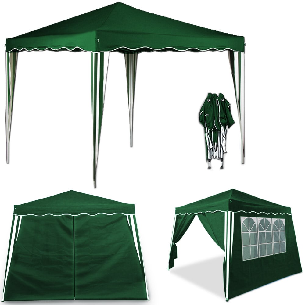 Vouwpaviljoen\u0020Capri\u0020Green\u00203x3m\u0020incl\u00202\u0020zijwanden