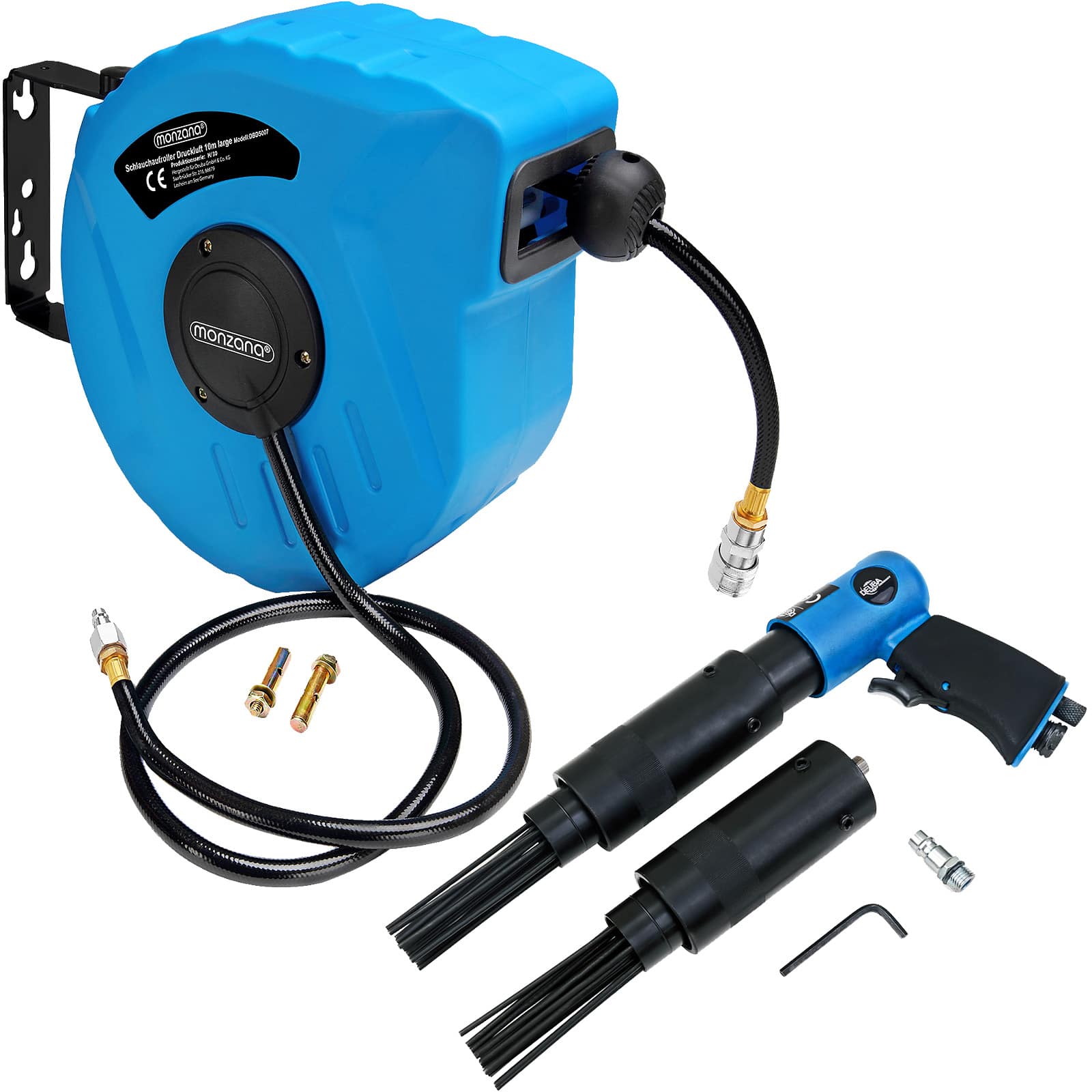 Persluchtslang\u0020Haspel\u0020\u002B\u0020Nagelpistool\u0020Blauw\u0020Zwart\u002010M Persluchtslang\u0020Haspel\u0020\u002B\u0020Nagelpistool\u0020Blauw\u0020Zwart\u002010M