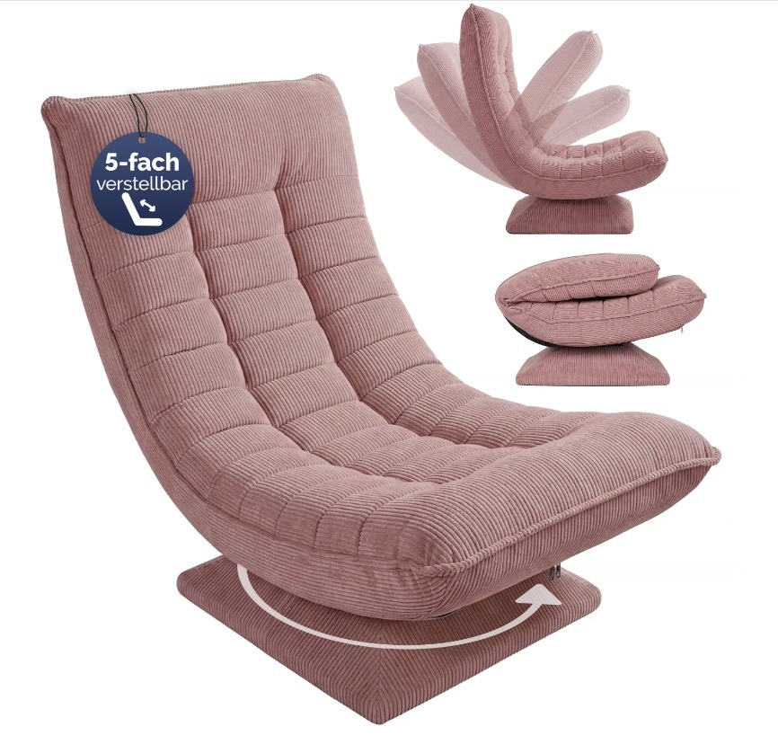 Fauteuil\u0020Aberdeen\u0020donkerroze\u0020ribstof,\u00205\u002Dstanden\u0020verstelbaar,\u0020360\u00B0\u0020draaibaar,\u0020inklapbaar Fauteuil\u0020Aberdeen\u0020donkerroze\u0020ribstof,\u00205\u002Dstanden\u0020verstelbaar,\u0020360\u00B0\u0020draaibaar,\u0020inklapbaar