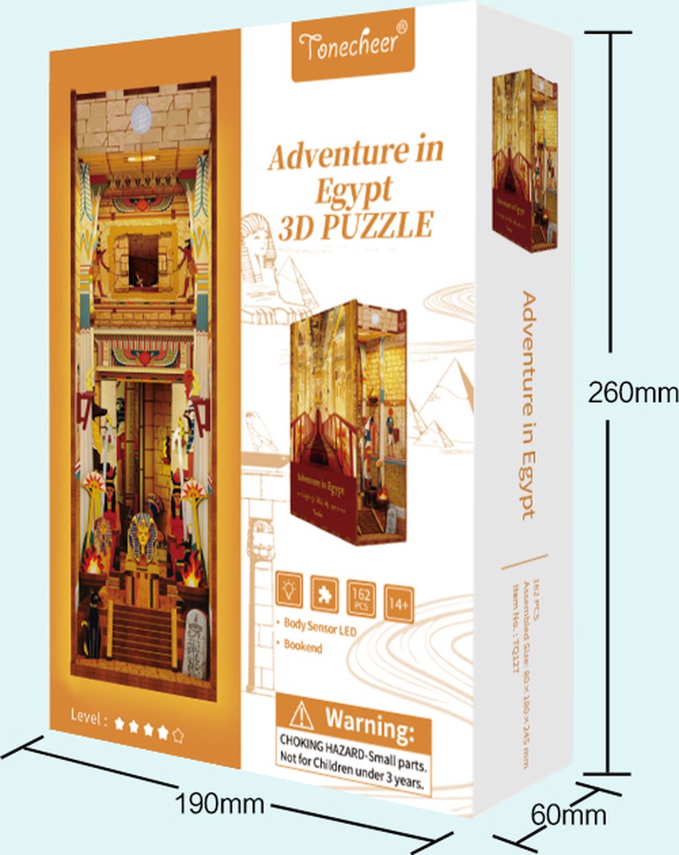 Tone\u002DCheer\u0020Book\u0020Nook\u0020Adventure\u0020in\u0020Egypt\u0020DIY\u0020Modelbouw\u0020Knutselen