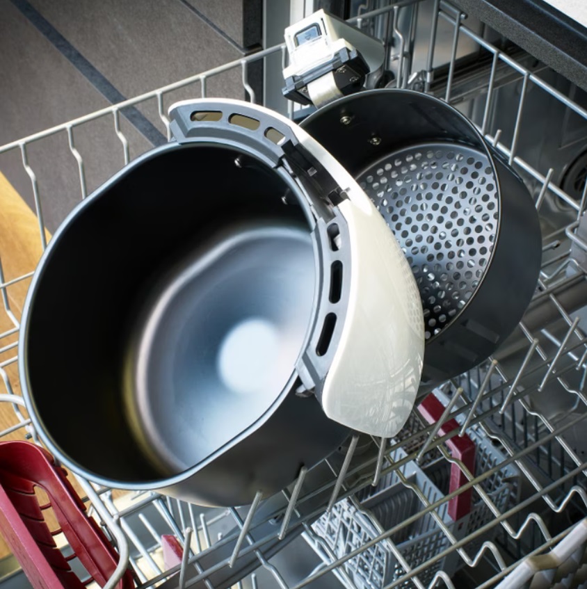 Heteluchtfriteuse\u0020Zwart\u0020RVS\u0020Kunststof\u00202,6L\u00201500W