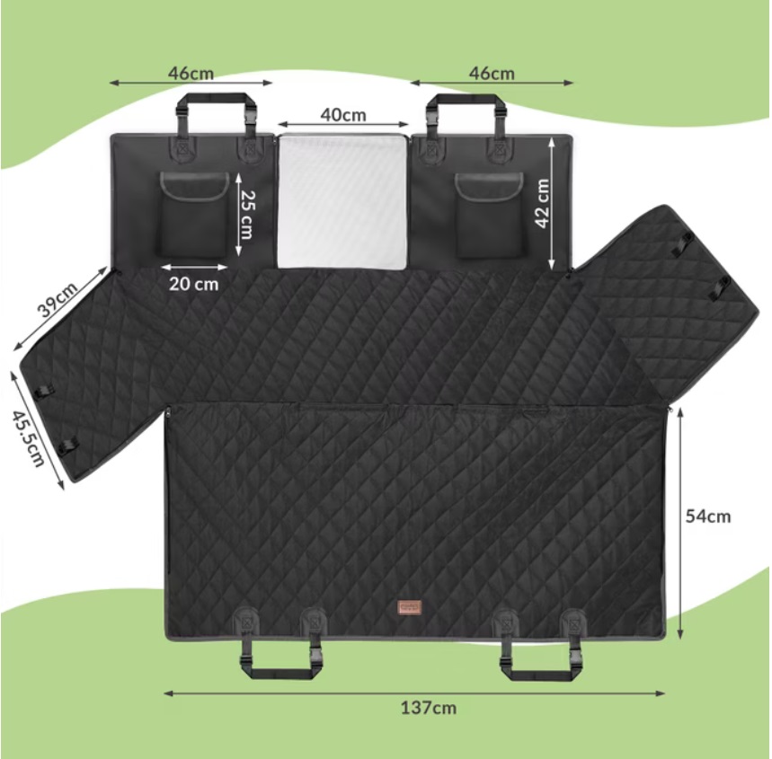 Stevige\u0020Autohoes\u0020Zwart\u0020147x137cm\u0020Waterdicht