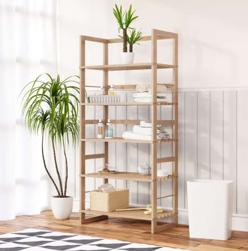 Badkamerrek\u0020Oland\u0020Bruin\u0020Hout\u0020136x58x27cm Badkamerrek\u0020Oland\u0020Bruin\u0020Hout\u0020136x58x27cm