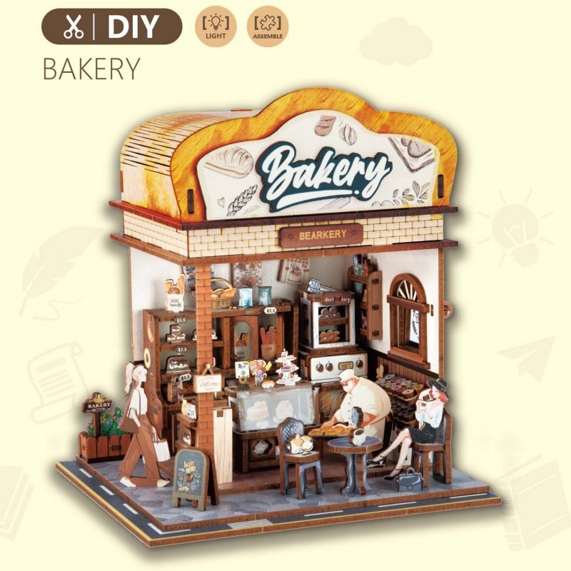 PlayfulMario\u0020Bakkerij\u0020\u002D\u0020Bakery\u0020met\u0020verlichting\u0020179\u0020onderdelen\u0020Modelbouw\u0020Creatief\u0020\u0026\u0020Educatief