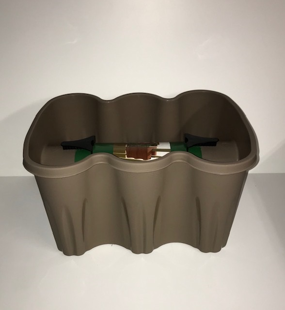 Balkonbak\u0020Bruin\u002037cm\u0020lang\u0020,\u0020set\u0020van\u00202\u0020stuks