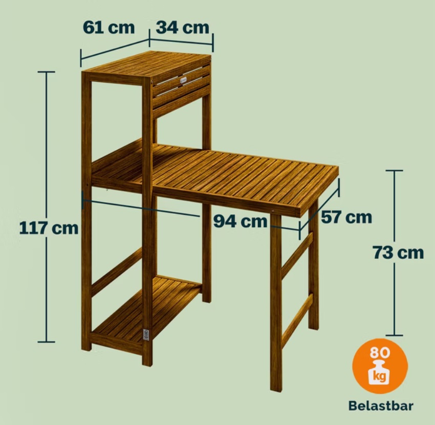 Tuinset\u00203\u002Ddelig\u0020acaciahout\u0020FSC\u0020gecertificeerd\u0020opvouwbaar\u0020