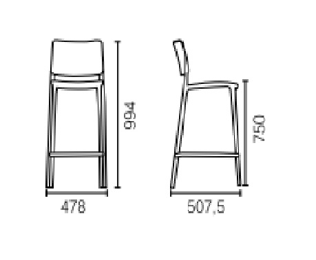 Stapelbare\u0020barkruk\u0020Nevada\u0020voor\u0020gebruik\u0020binnen\u0020of\u0020buiten\u0020kleur\u0020Zwart