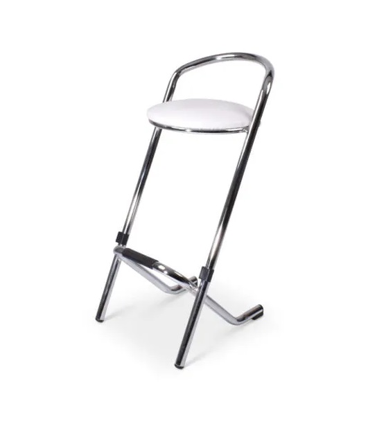 Stapelbare\u0020barkruk\u0020Utrecht\u0020verchroomd\u0020frame\u0020met\u0020witte\u0020skai\u0020zitting