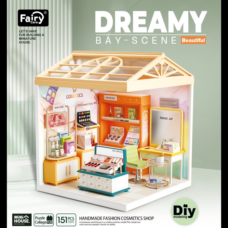 Dreamy\u0020mini\u0020house\u0020Beauty\u0020Salon\u0020met\u0020ledlamp\u0020DIY\u0020Modelbouw\u0020Knutselen