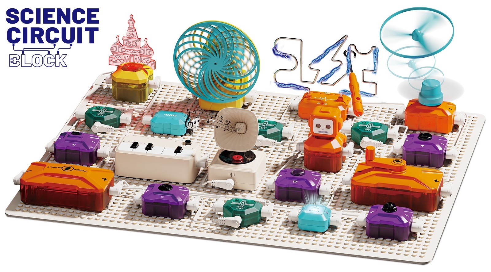 BLD\u0020Wetenschap\u0020\u0026\u0020Spel\u0020Elektro\u0020Experimenteerset\u002061\u0020delig\u0020voor\u0020450\u002B\u0020experimenten