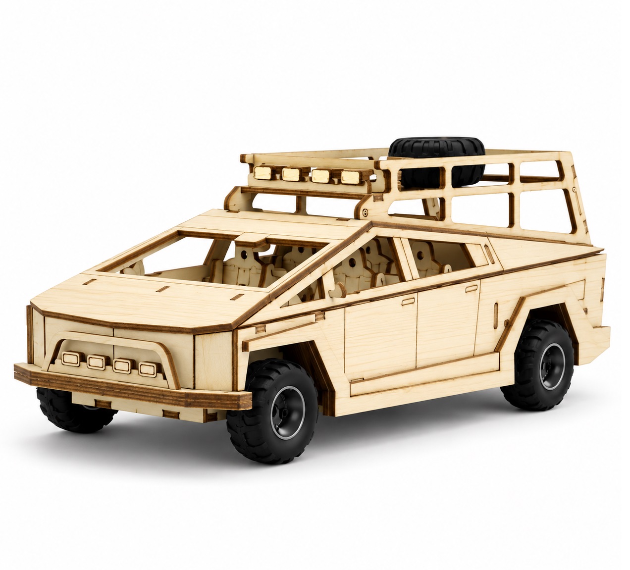 C.M.\u0020SUV\u0020Terreinwagen\u0020met\u0020Pull\u002DBack\u0020Mechanisme\u0020Houten\u0020DIY\u0020Modelbouw C.M.\u0020SUV\u0020Terreinwagen\u0020met\u0020Pull\u002DBack\u0020Mechanisme\u0020Houten\u0020DIY\u0020Modelbouw
