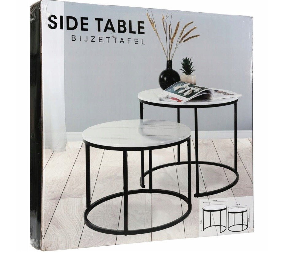 Bijzettafel\u0020Salontafel\u0020metalen\u0020Frame\u0020\u002D\u0020Tafelblad\u0020in\u0020mat\u0020witte\u0020marmerlook\u0020\u002D\u0020set\u00202\u0020stuks Bijzettafel\u0020Salontafel\u0020metalen\u0020Frame\u0020\u002D\u0020Tafelblad\u0020in\u0020mat\u0020witte\u0020marmerlook\u0020\u002D\u0020set\u00202\u0020stuks