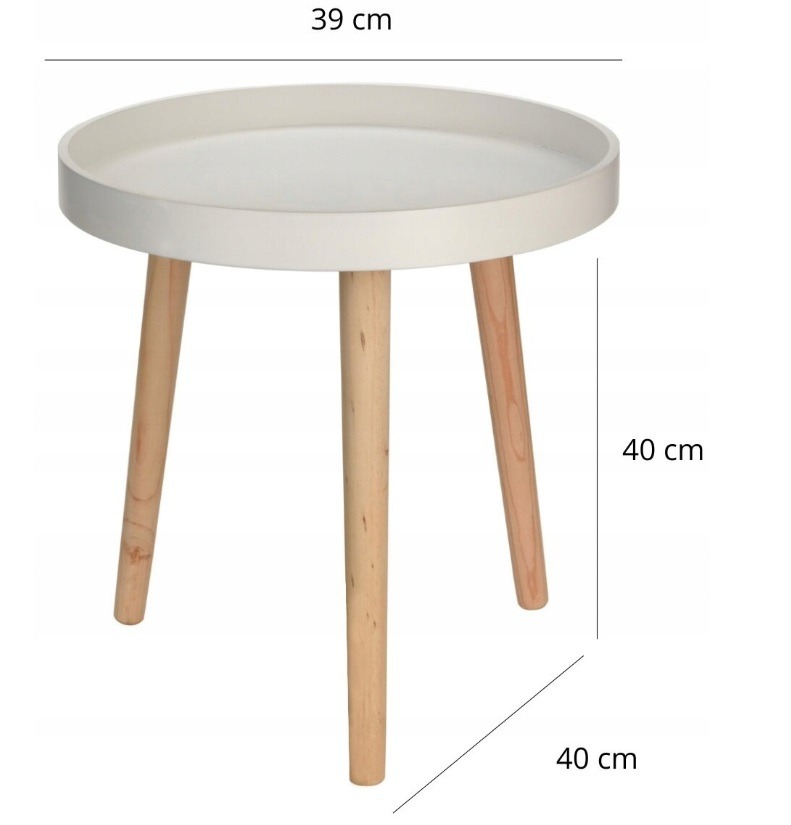 Bijzettafel\u0020Salontafel\u002039x40cm\u0020hout\u0020wit Bijzettafel\u0020Salontafel\u002039x40cm\u0020hout\u0020wit