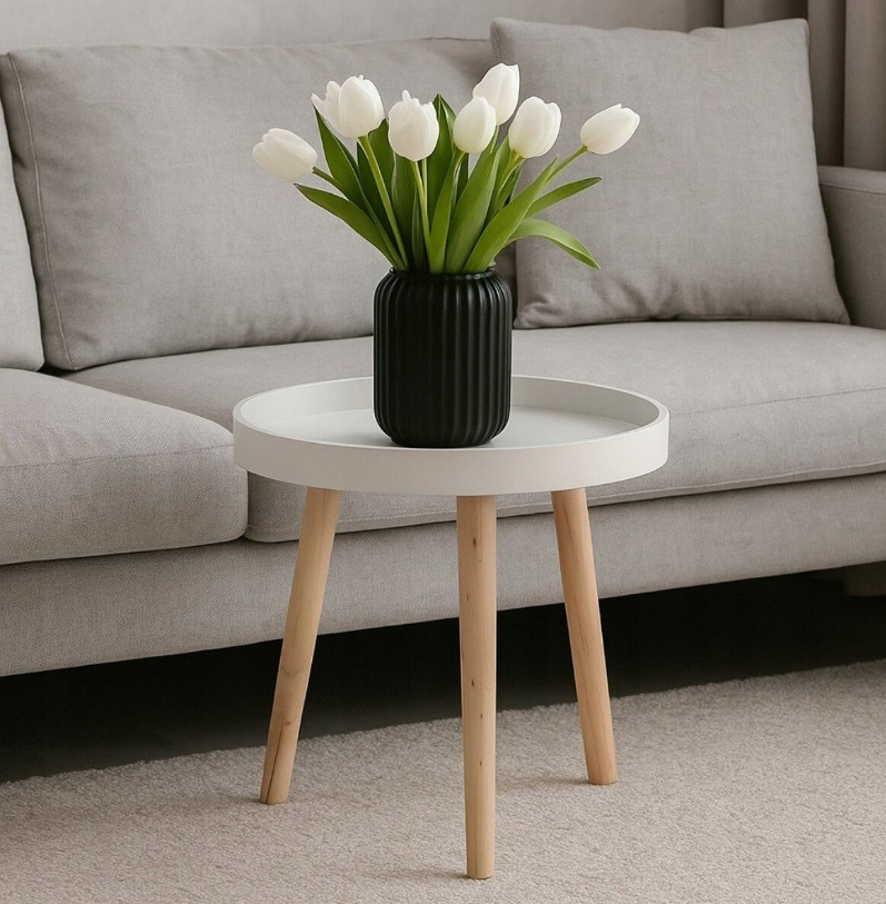 Bijzettafel\u0020Salontafel\u002039x40cm\u0020hout\u0020wit Bijzettafel\u0020Salontafel\u002039x40cm\u0020hout\u0020wit