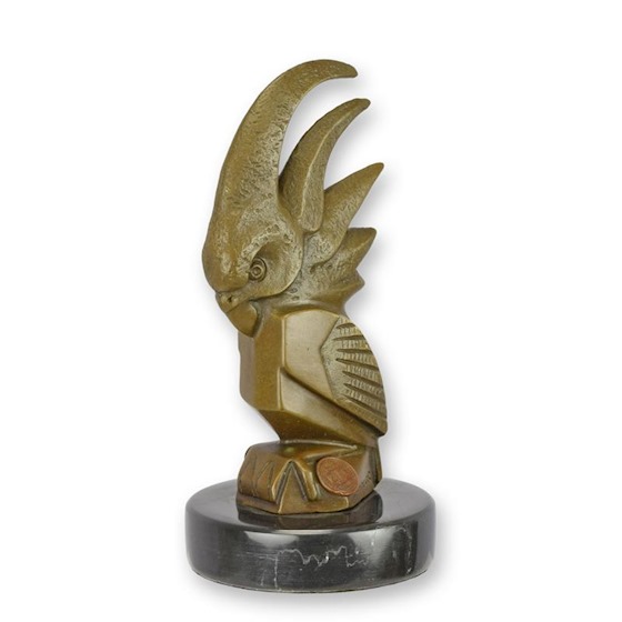 A\u0020BRONZE\u0020ART\u0020DECO\u0020COCKATOO\u0020CAR\u0020MASCOT
