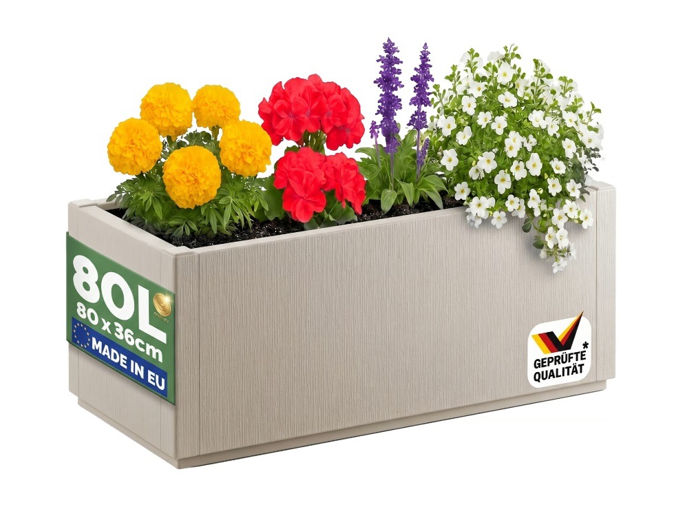 Bloempot\u0020Ethica\u0020Krijtwit\u0020Kunststof\u002080x36x36\u0020cm Bloempot\u0020Ethica\u0020Krijtwit\u0020Kunststof\u002080x36x36\u0020cm