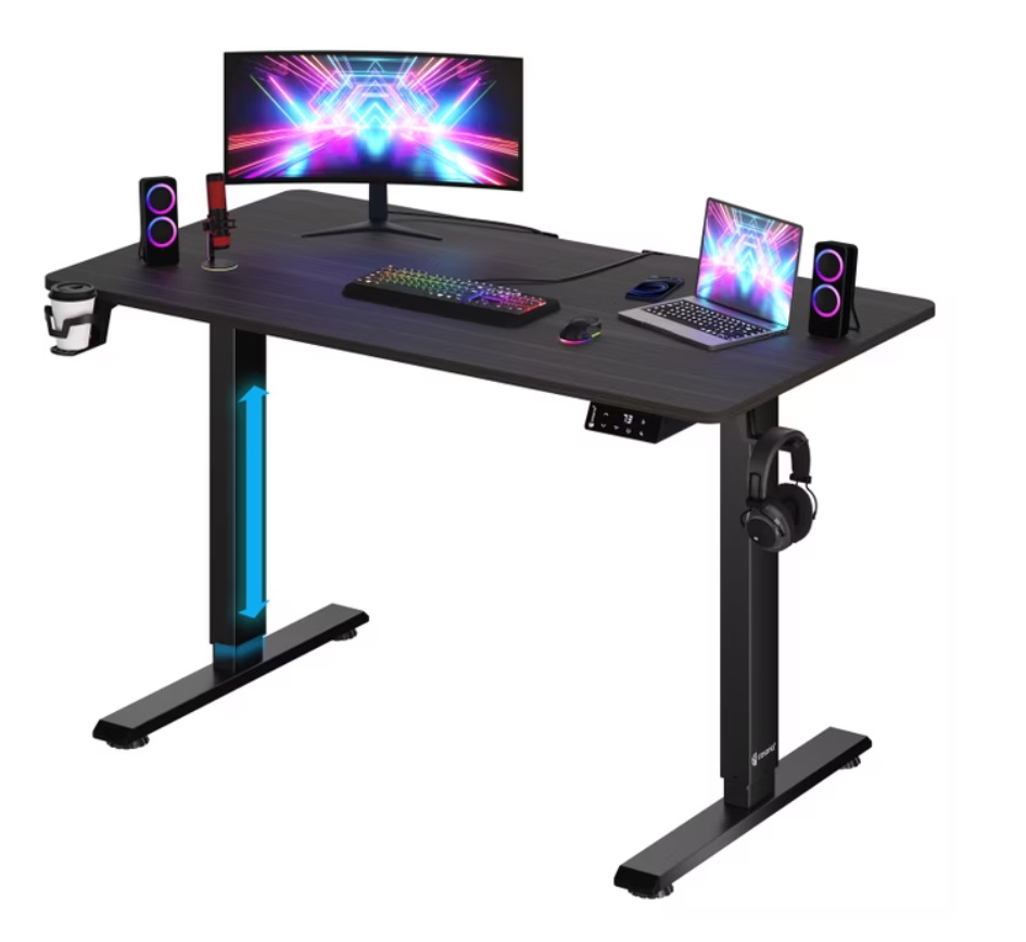 Zit\u0020Sta\u0020Bureau\u0020In\u0020hoogte\u0020verstelbaar\u0020Donkerbruin\u0020110x60x73\u002D118cm