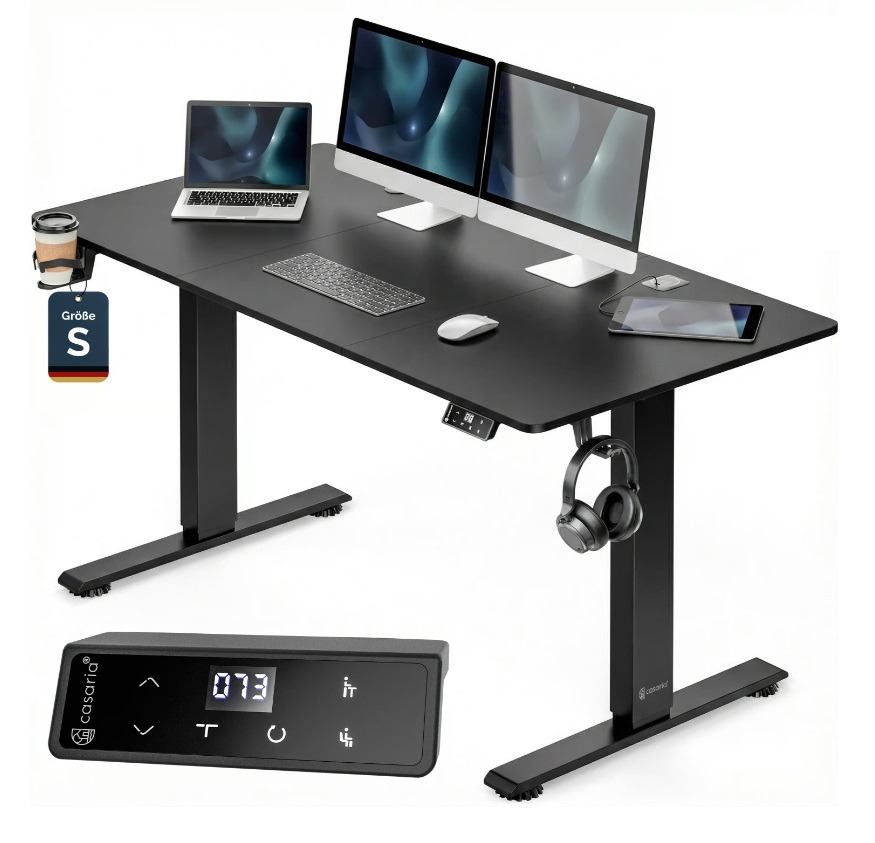Hoogteverstelbaar\u0020bureau\u0020zwart\u0020120\u0020x\u002060\u0020x\u002072\u002D117\u0020cm