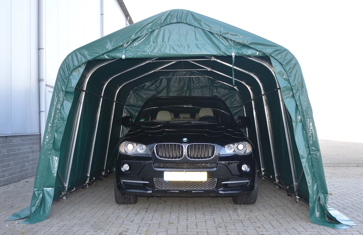 Carport\u0020PVC\u00203,3\u0020x\u00209,6\u0020x\u00202,6\u0020meter\u0020in\u0020Groen