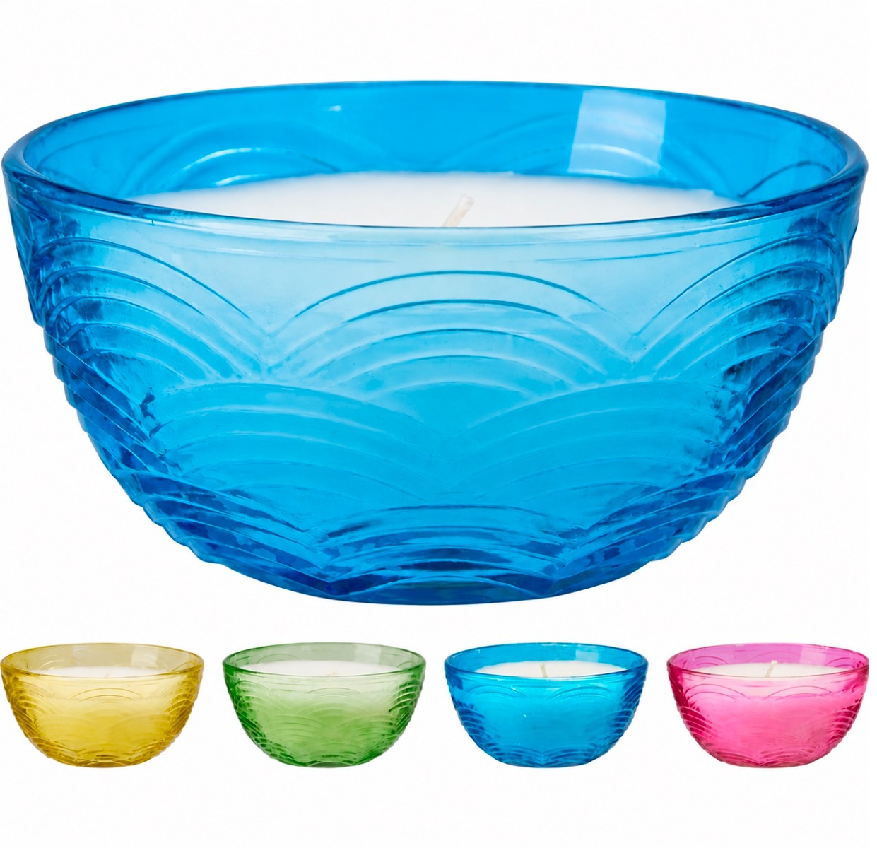 Citronella\u0020kaars\u0020in\u0020glazen\u0020kom\u0020set\u0020van\u00202\u0020stuks\u0020Blauw