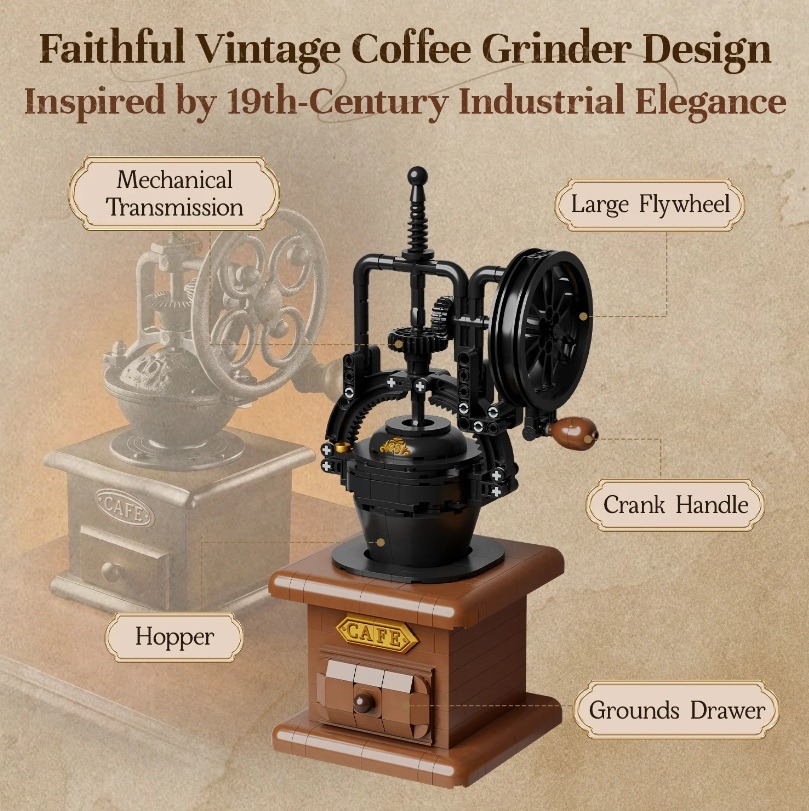 Pantasy\u0020Retro\u0020Coffee\u0020Grinder\u0020\u002D\u0020446\u0020onderdelen\u0020 Pantasy\u0020Retro\u0020Coffee\u0020Grinder\u0020\u002D\u0020446\u0020onderdelen\u0020