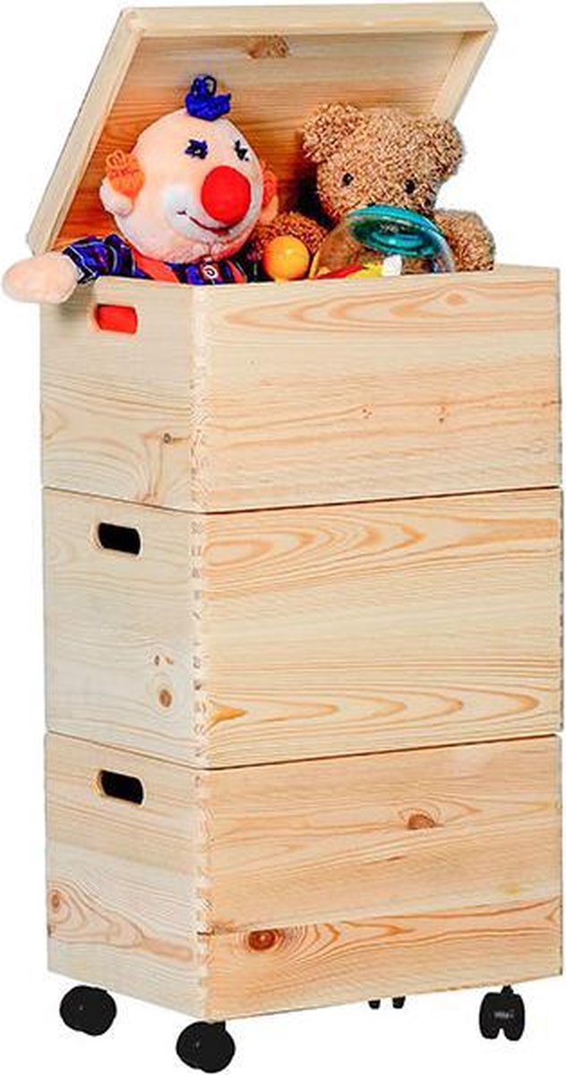 Houten\u0020Combi\u0020Opbergbox\u002030x40\u0020cm