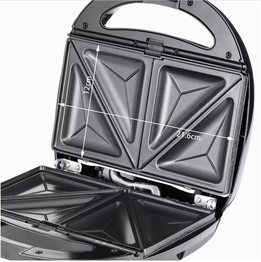 Contactgrill\u0020tosti\u0020,\u0020wafels\u0020en\u0020grillen\u0020Zwart\u002FZilver\u0020800W\u0020