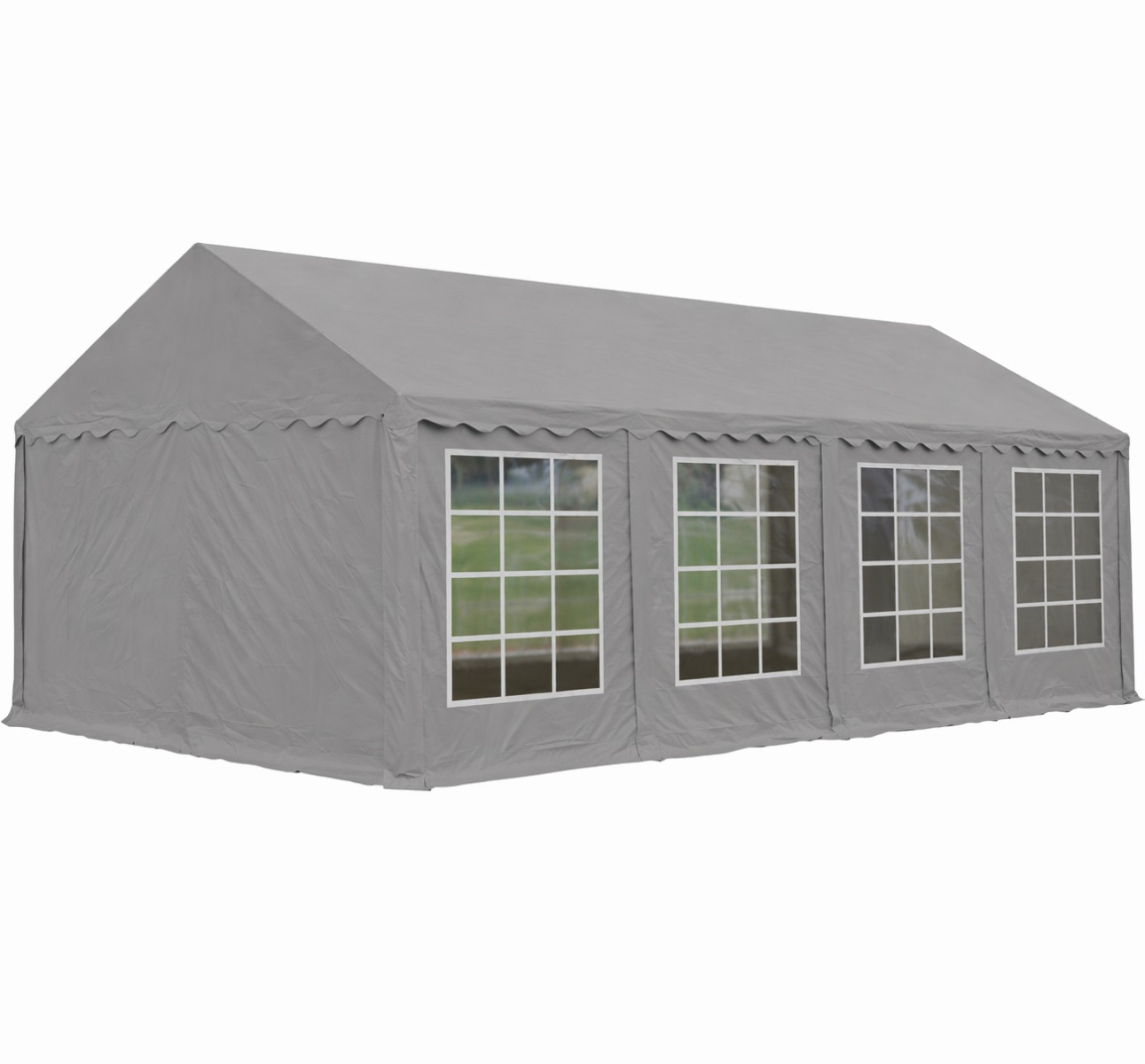 Classic\u0020Plus\u0020Partytent\u0020PVC\u00204x8x2\u0020mtr\u0020in\u0020Grijs
