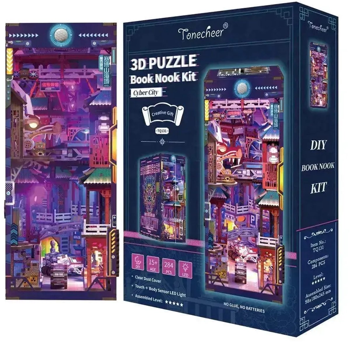 Tone\u002Dcheer\u0020Book\u0020Nook\u0020Cyber\u0020City\u0020DIY\u0020Modelbouw\u0020Knutselen