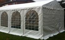 Professionele Partytent PVC 3x8x2,2 mtr in Wit