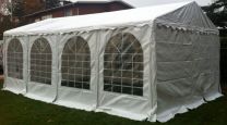 Partytent Prof PVC 4x8x2,6 mtr in Wit