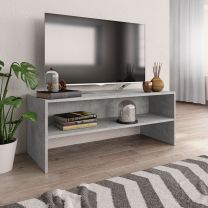  Tv-meubel 100x40x40 cm spaanplaat betongrijs