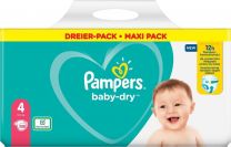Pampers Baby-Dry Maat 4  9-14 KG 108 Luiers