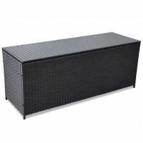  Tuinbox 150x50x60 cm poly rattan zwart