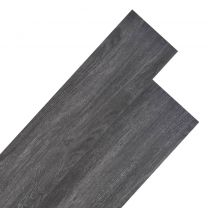  Vloerplanken 5,26 m 2 mm PVC zwart en wit