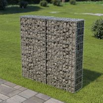  Schanskorf muur met deksels 100x20x100 cm gegalvaniseerd staal